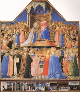 Fra Angelico The Coronation of the Virgin (mk05) Germany oil painting art